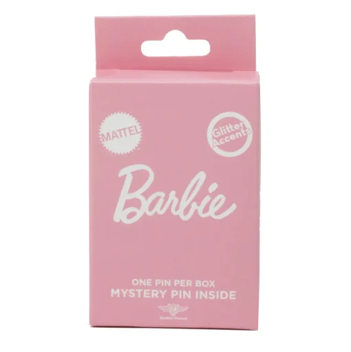 Barbie Mystery Enamel Pin Blind Box Series, Barbie Hand Heart, Barbie 1959 Logo, Barbie Ponytail Silhouette, Barbie Signature, Barbie Heart Sunglasses, or Barbie Heart Signature