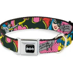 Batman Black/Silver Seatbelt Buckle Collar - BATGIRL-IS SHE HERO OR VILLAIN? w/Batgirl in Action