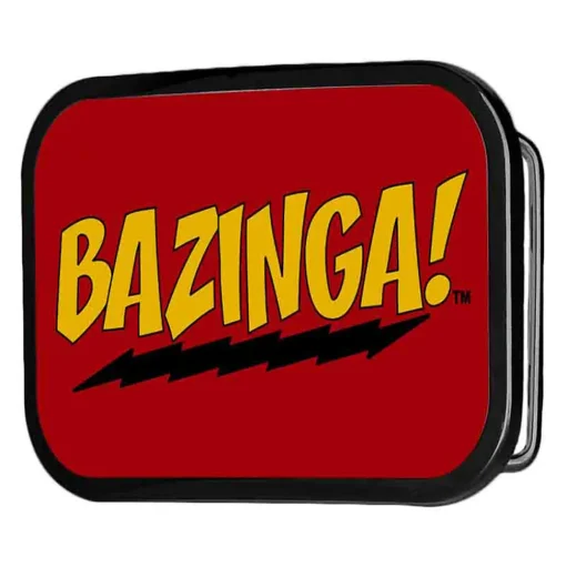 BAZINGA! FCG Red Gold Black - Chrome Rock Star Buckle