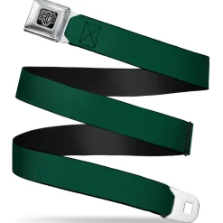 BD Wings Logo CLOSE-UP Full Color Black Silver Seatbelt Belt - Hunter Webbing