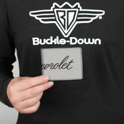 Bi-Fold Wallet - CHEVROLET Script White/Brown