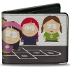 Bi-Fold Wallet - South Park Bebe and Wendy Deep Learning Hopscotch Group Scene