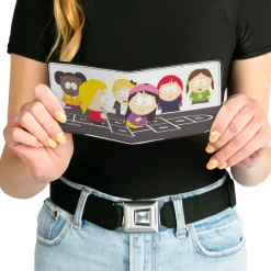 Bi-Fold Wallet - South Park Bebe and Wendy Deep Learning Hopscotch Group Scene