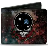 Bi-Fold Wallet - Space Your Face + Skull & Roses Galaxy