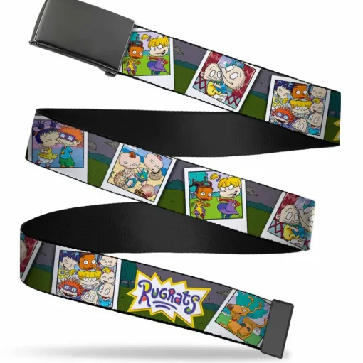Black Buckle Web Belt - RUGRATS Character Snapshots Webbing