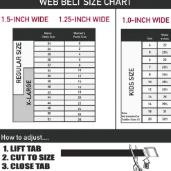 Black Buckle Web Belt - WONDER WOMAN Action Pose/Text Collage Black/White/Grays Webbing