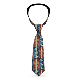 Buckle-Down Necktie - Americana Vintage Stars & Stripes