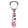 Buckle-Down Necktie - Angry Bunnies Gray/Pinks