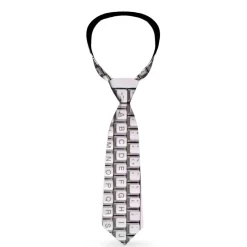 Buckle-Down Necktie - BD Keyboard