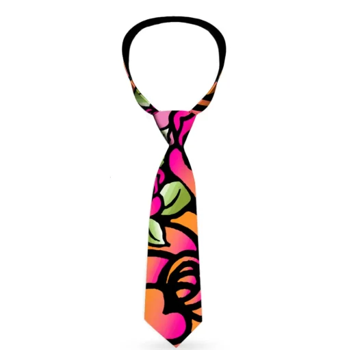 Buckle-Down Necktie - Born to Blossom C/U Pink