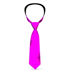Buckle-Down Necktie - Boudoir Wallpaper Fuchsia/Black
