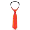 Buckle-Down Necktie - BUCKLE-DOWN Shapes Red/Orange