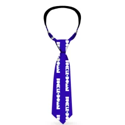 Buckle-Down Necktie - BUCKLE-DOWN Shapes Blue/White