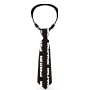 Buckle-Down Necktie - BUCKLE-DOWN Shapes Black/White