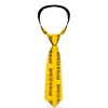 Buckle-Down Necktie - BUCKLE-DOWN Shapes Gold/Leopard Brown