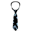 Buckle-Down Necktie - Butterfly Garden Black/Blue
