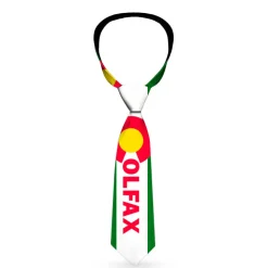 Buckle-Down Necktie - COLFAX Green Stripe