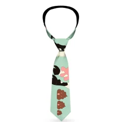 Buckle-Down Necktie - Cow Poops Color