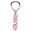 Buckle-Down Necktie - Doodle1/Paint Drips White/Red