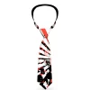 Buckle-Down Necktie - Grunge Chaos Red