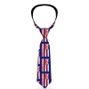 Buckle-Down Necktie - Hawaii Flags Weathered Blue/Red/White
