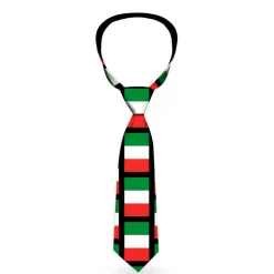 Buckle-Down Necktie - Italy Flags