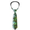 Buckle-Down Necktie - Landscape Beach Palm Trees