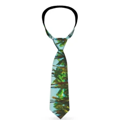 Buckle-Down Necktie - Landscape Beach Palm Trees