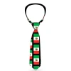 Buckle-Down Necktie - Mexico Flags