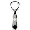 Buckle-Down Necktie - Navajo Gray/Black/Gray/White
