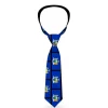 Buckle-Down Necktie - New York Flags/Black