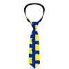 Buckle-Down Necktie - Oregon State Silhouette Blue/Yellow