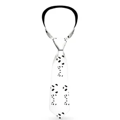 Buckle-Down Necktie - Panda Bear Spots