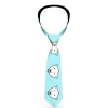 Buckle-Down Necktie - Polar Bear Repeat Baby Blue