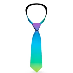 Buckle-Down Necktie - Rainbow Ombre