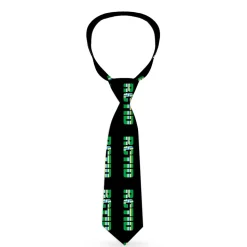 Buckle-Down Necktie - RCTID Black/Portland Flag