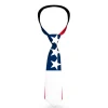 Buckle-Down Necktie - Stars & Stripes Blue/White/Red/White