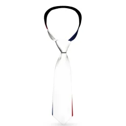 Buckle-Down Necktie - Stripes Red/White/Blue