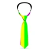 Buckle-Down Necktie - Stripes Purple/Orange/Green/Yellow/Pink/Blue