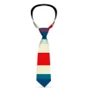 Buckle-Down Necktie - Tartan Plaid Khaki/Blues/Red