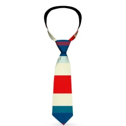 Buckle-Down Necktie - Tartan Plaid Khaki/Blues/Red