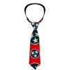 Buckle-Down Necktie - Tennessee Flag Stars C/U Distressed