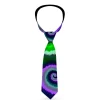 Buckle-Down Necktie - Tie Dye Swirl Green/Blue/Purple
