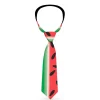 Buckle-Down Necktie - Watermelon Stripe Red/Green/Black