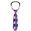 Buckle-Down Necktie - Wyoming Flags