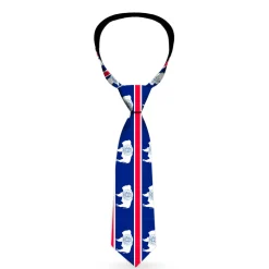 Buckle-Down Necktie - Wyoming Flags