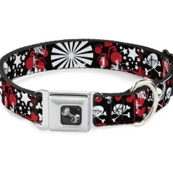 Buckle-Down Seatbelt Buckle Dog Collar - Graffiti Women's