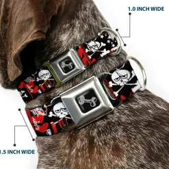 Buckle-Down Seatbelt Buckle Dog Collar - Graffiti Women's