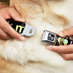 Buckle-Down Seatbelt Buckle Dog Collar - LICK ME Ice Cream Cones