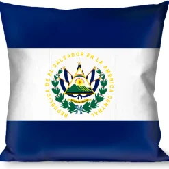 Buckle-Down Throw Pillow - El Salvador Flag